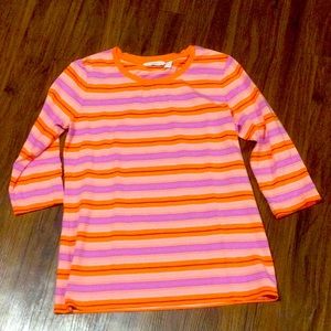 Isaacmizrahi l!ve small long sleeve t-shirt